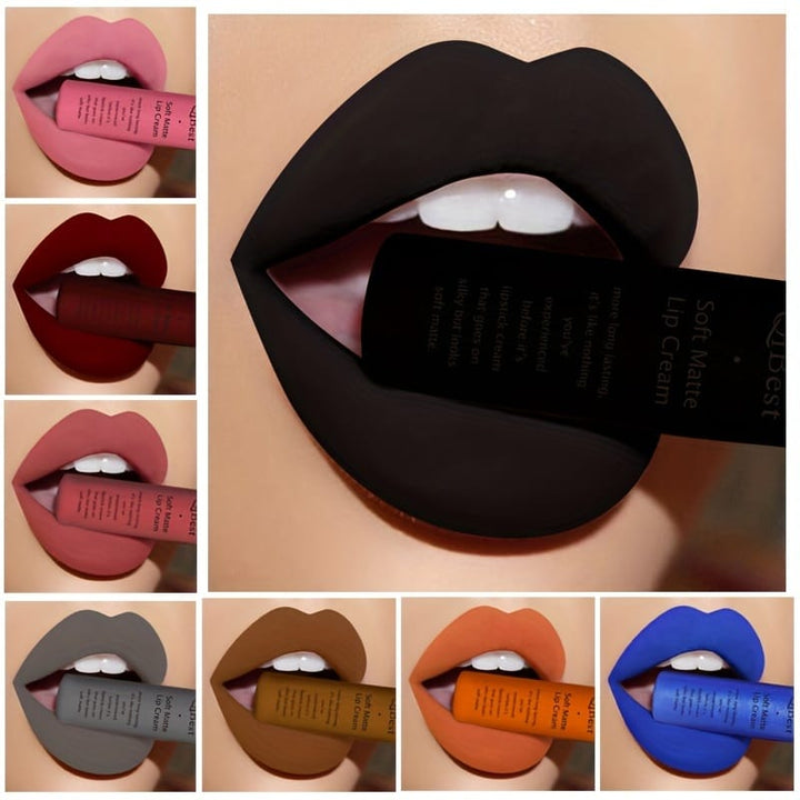KissIcon Matte Velvet Lip Glaze Waterproof Lip Gloss