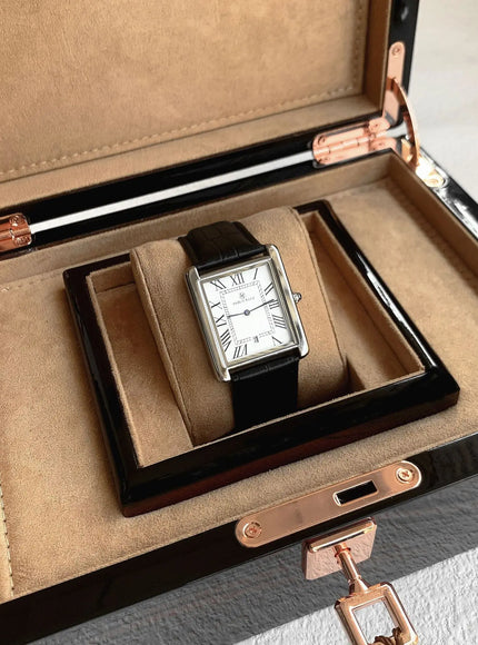 KissICON KissIcon Men Leather Watch Calendar Waterproof Gift Box
