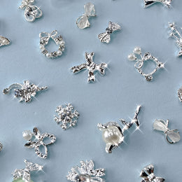 KissICON KissIcon Metal Nail Art Set 100pcs Mixed Flower