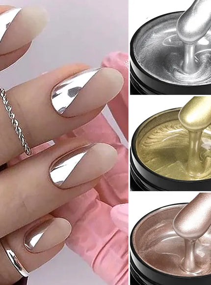 KissICON KissIcon Metallic Gel Nail Polish Chrome - Mirror