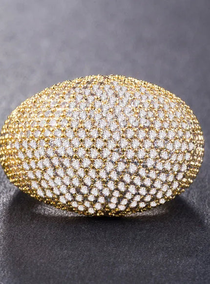 KissICON Kissicon Milangirl Elegant Ring – Cubic Zirconia Sparkle