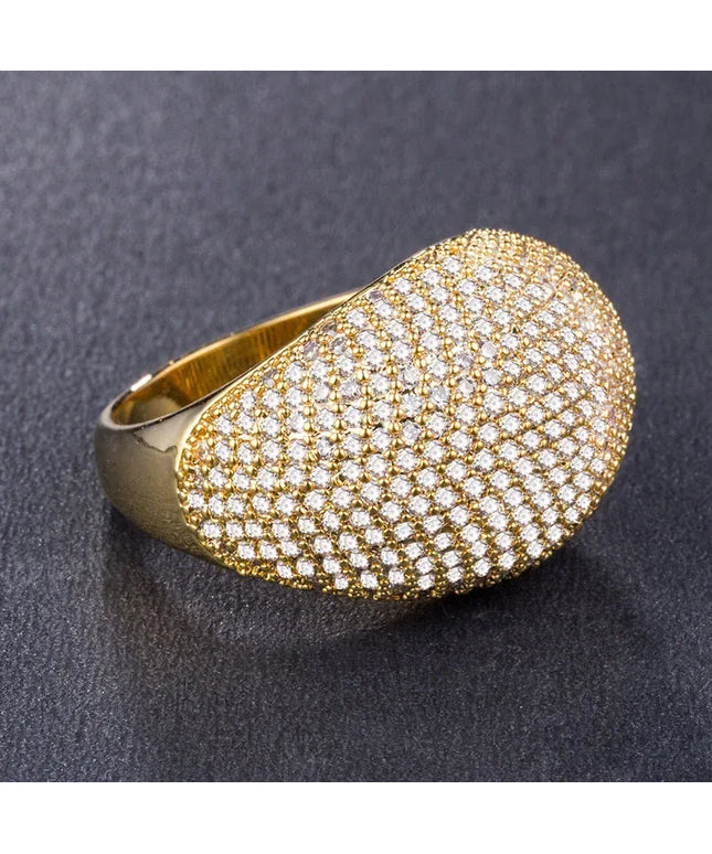 KissICON Kissicon Milangirl Elegant Ring – Cubic Zirconia Sparkle