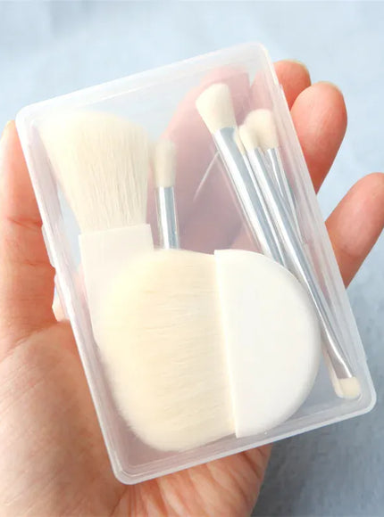 KissICON KissIcon Mini Makeup Brushes Set 6Pcs - Portable