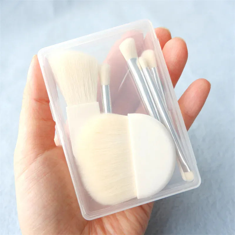 KissICON KissIcon Mini Makeup Brushes Set 6Pcs - Portable