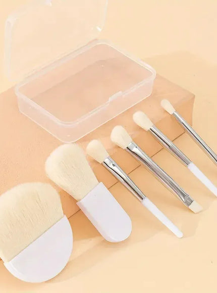 KissICON KissIcon Mini Makeup Brushes Set 6Pcs - Portable