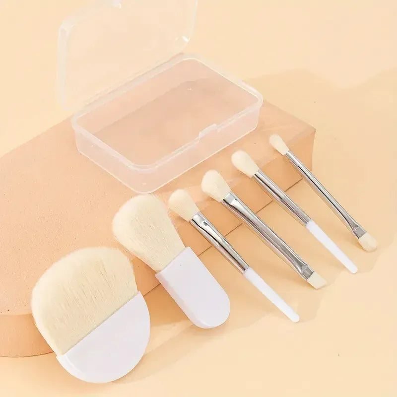 KissICON KissIcon Mini Makeup Brushes Set 6Pcs - Portable