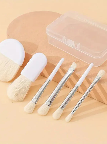KissICON KissIcon Mini Makeup Brushes Set 6Pcs - Portable