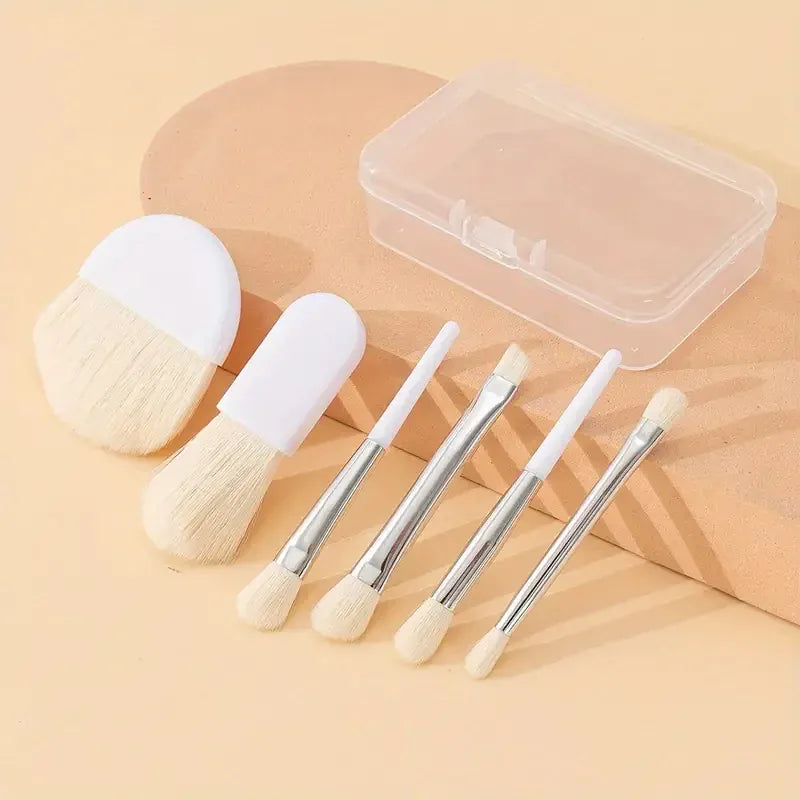 KissICON KissIcon Mini Makeup Brushes Set 6Pcs - Portable