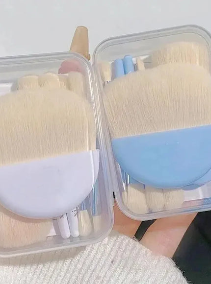 KissICON KissIcon Mini Makeup Brushes Set 6Pcs - Portable