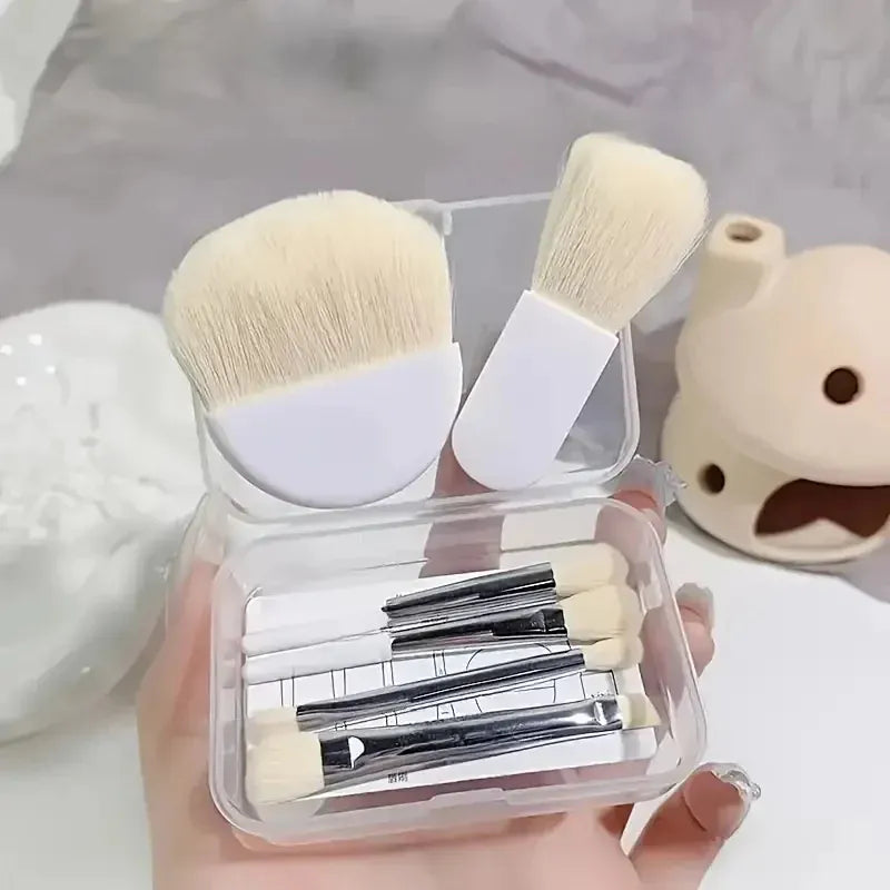 KissICON KissIcon Mini Makeup Brushes Set 6Pcs - Portable