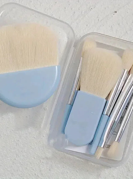 KissICON KissIcon Mini Makeup Brushes Set 6Pcs - Portable