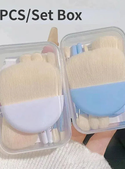 KissICON KissIcon Mini Makeup Brushes Set 6Pcs - Portable