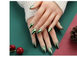 KissICON KissIcon Mirror Nails - Metal Effect Adhesive Almond