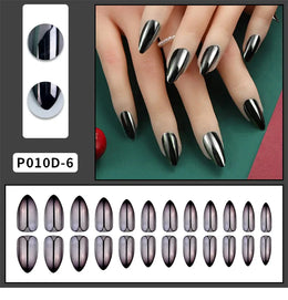 KissICON KissIcon Mirror Nails - Metal Effect Adhesive Almond