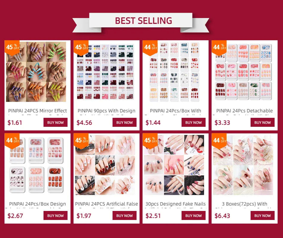 KissICON KissIcon Mirror Nails - Metal Effect Adhesive Almond