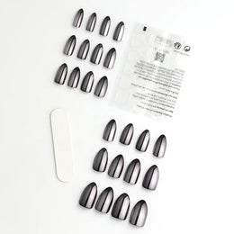 KissICON KissIcon Mirror Nails - Metal Effect Adhesive Almond