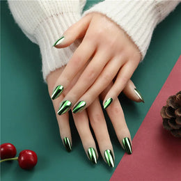KissICON KissIcon Mirror Nails - Metal Effect Adhesive Almond