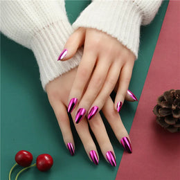 KissICON KissIcon Mirror Nails - Metal Effect Adhesive Almond
