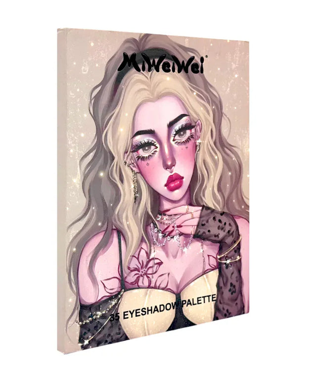 KissICON KissIcon Miweiwei M-017 Palette - 35 Waterproof Shades