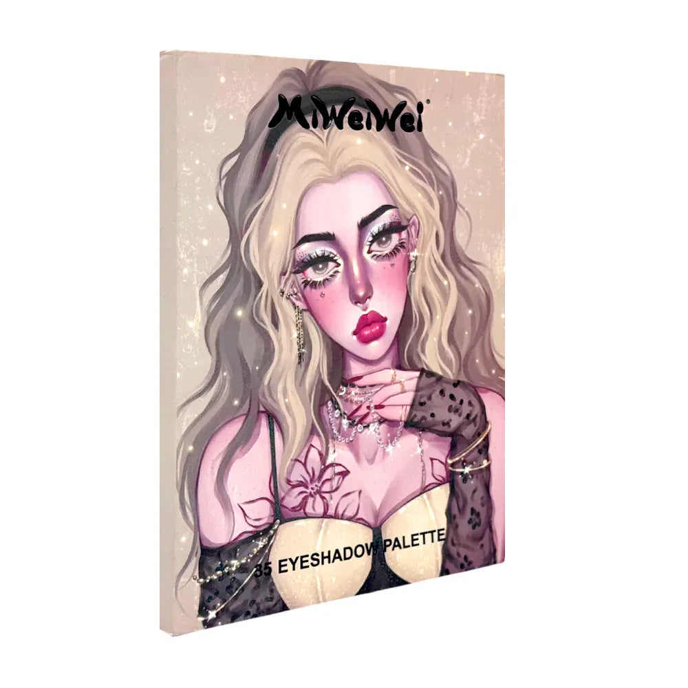 KissICON KissIcon Miweiwei M-017 Palette - 35 Waterproof Shades