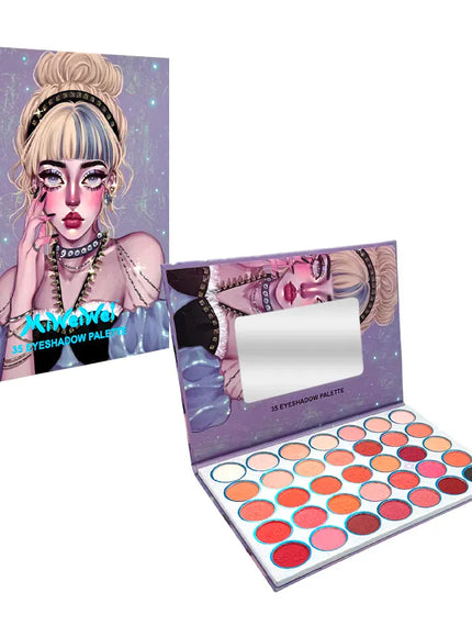 KissICON KissIcon Miweiwei M-017 Palette - 35 Waterproof Shades