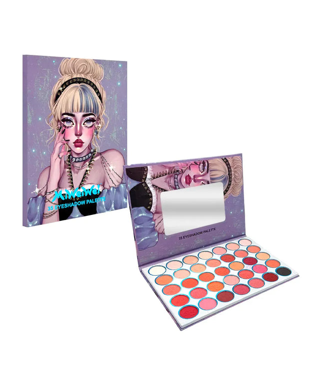 KissICON KissIcon Miweiwei M-017 Palette - 35 Waterproof Shades