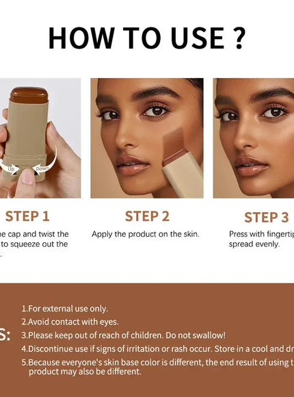 KissICON KissIcon Moonbiffy Foundation Stick - Long Lasting Coverage