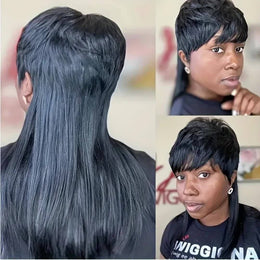 KissICON Kissicon Mullet Pixie Cut Synthetic Wig