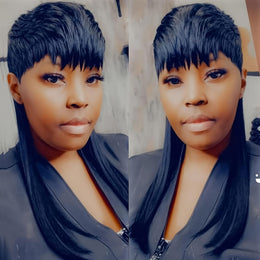 KissICON Kissicon Mullet Pixie Cut Synthetic Wig