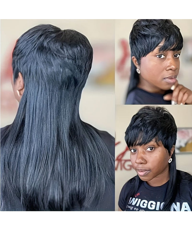 KissICON Kissicon Mullet Pixie Cut Synthetic Wig