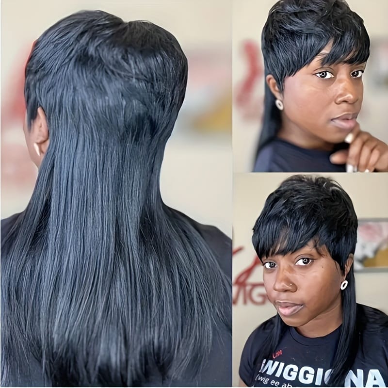 KissICON Kissicon Mullet Pixie Cut Synthetic Wig