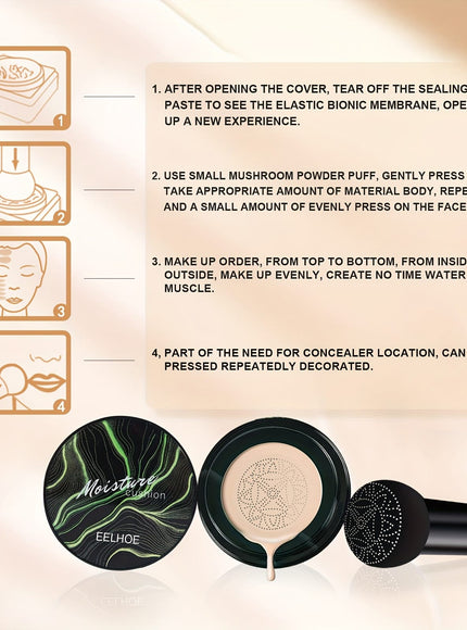 jkthpu-45 KissIcon Mushroom Head Air Cushion Concealer - Long