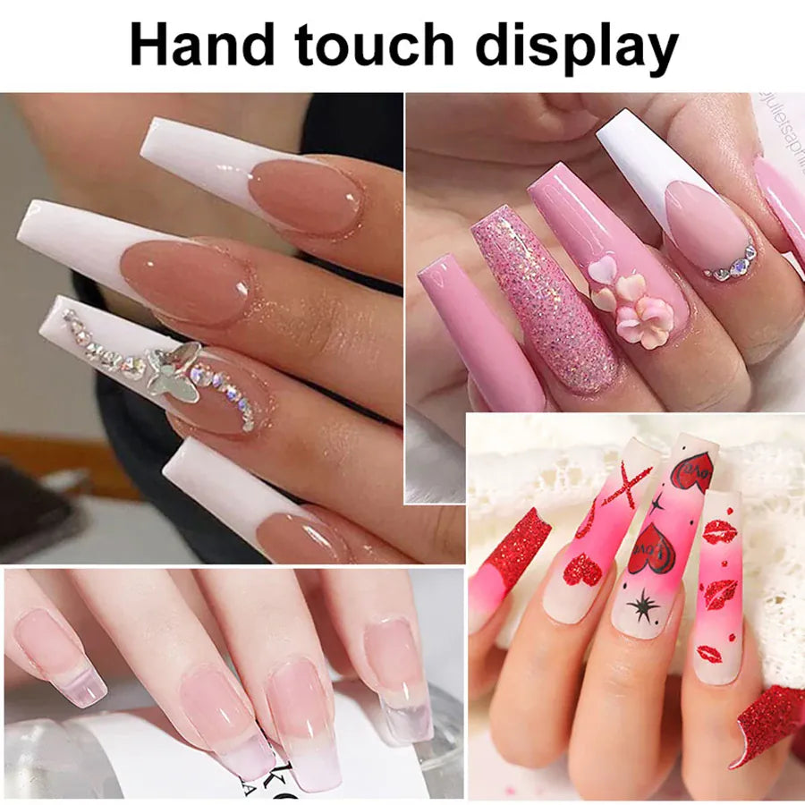 KissICON KissIcon Nail Acrylic Kit 12 Color Glitter Powder