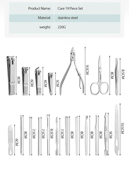 KissICON KissIcon Nail Art 19 Piece Tools Set All
