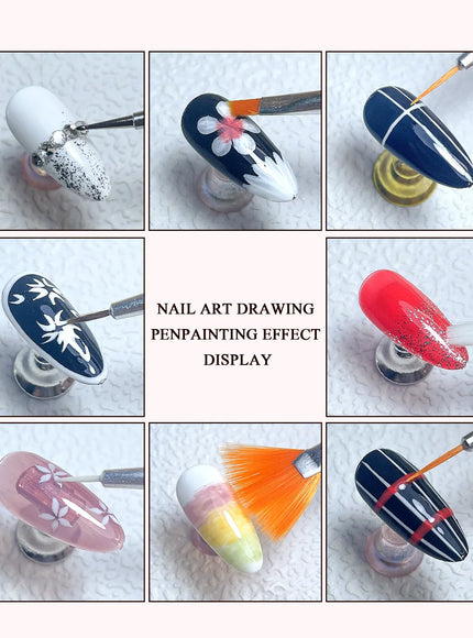 KissICON KissIcon Nail Art Brush Palette Dotting Pen Set