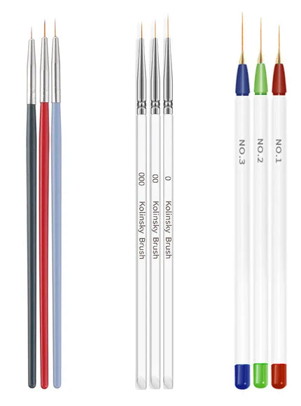 KissICON KissIcon Nail Art Brush Set - Multi Tool