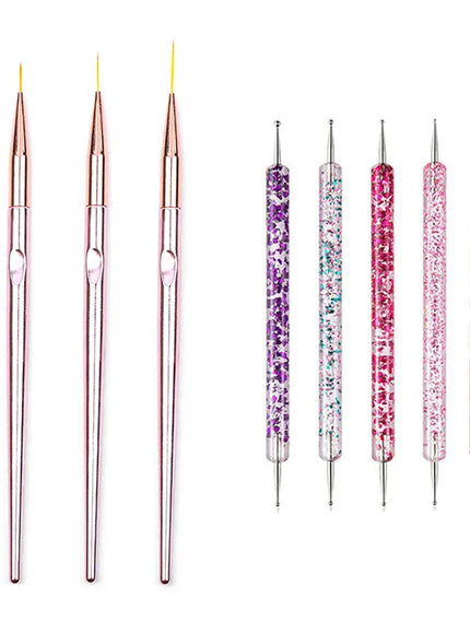 KissICON KissIcon Nail Art Brush Set - Multi Tool