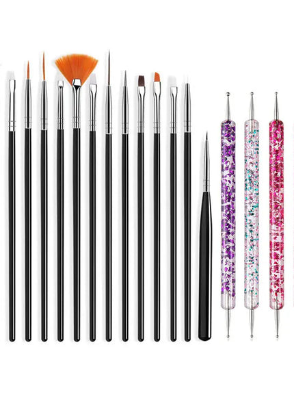 KissICON KissIcon Nail Art Brush Set - Multi Tool