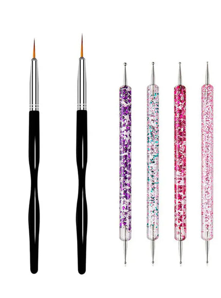 KissICON KissIcon Nail Art Brush Set - Multi Tool