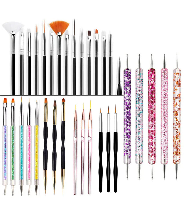 KissICON KissIcon Nail Art Brush Set - Multi Tool