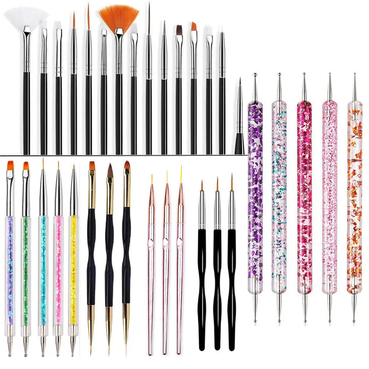 KissIcon Nail Art Brush Set - Multi Tool