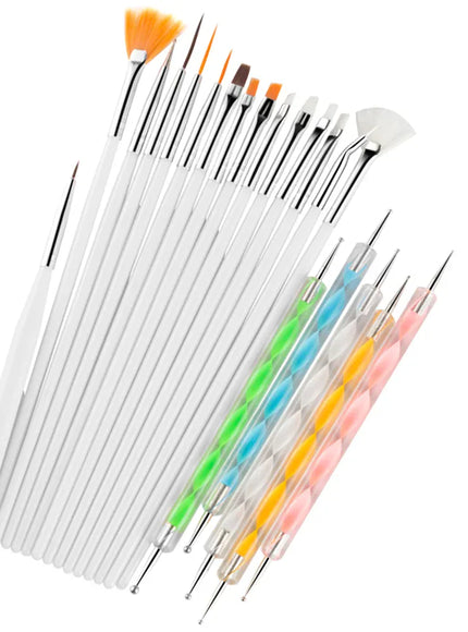 KissICON KissIcon Nail Art Brush Set - Versatile Design