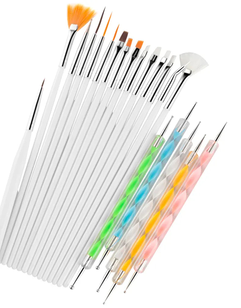 KissICON KissIcon Nail Art Brush Set - Versatile Design