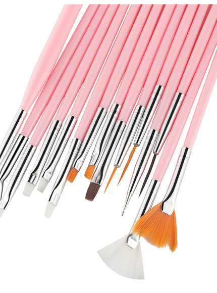 KissICON KissIcon Nail Art Brush Set - Versatile Design