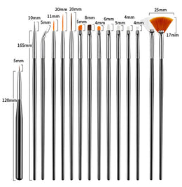 KissICON KissIcon Nail Art Brush Set - Versatile Design