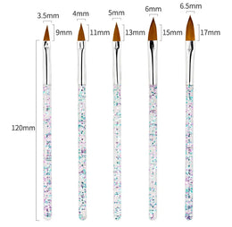 KissICON KissIcon Nail Art Brush Set - Versatile Design