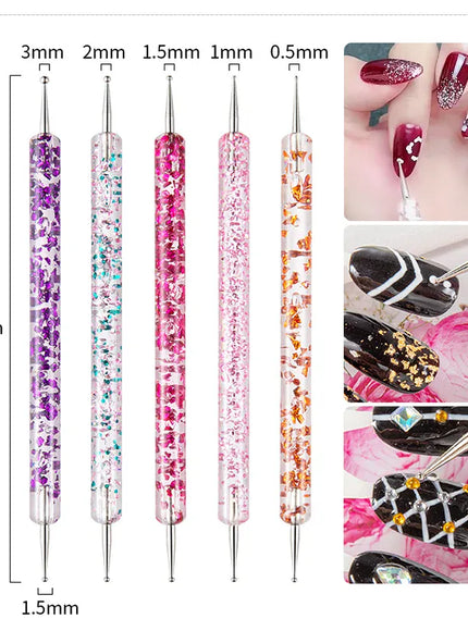 KissICON KissIcon Nail Art Brush Set - Versatile Design