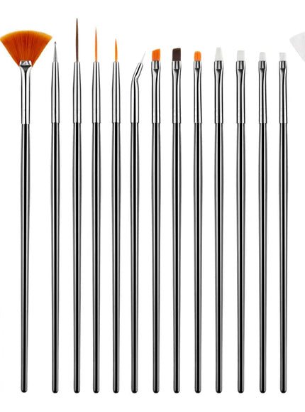 KissICON KissIcon Nail Art Brush Set - Versatile Design