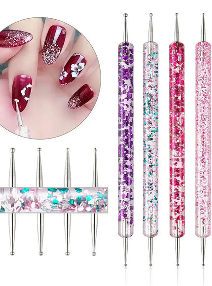 KissICON KissIcon Nail Art Brush Set - Versatile Design