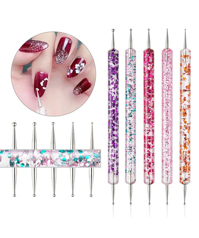KissICON KissIcon Nail Art Brush Set - Versatile Design